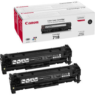 Canon CRG-718Bk black twinpack Originál