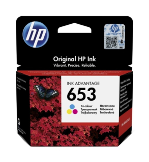 HP 653 (3YM74AE) originální tříbarevný inkoust